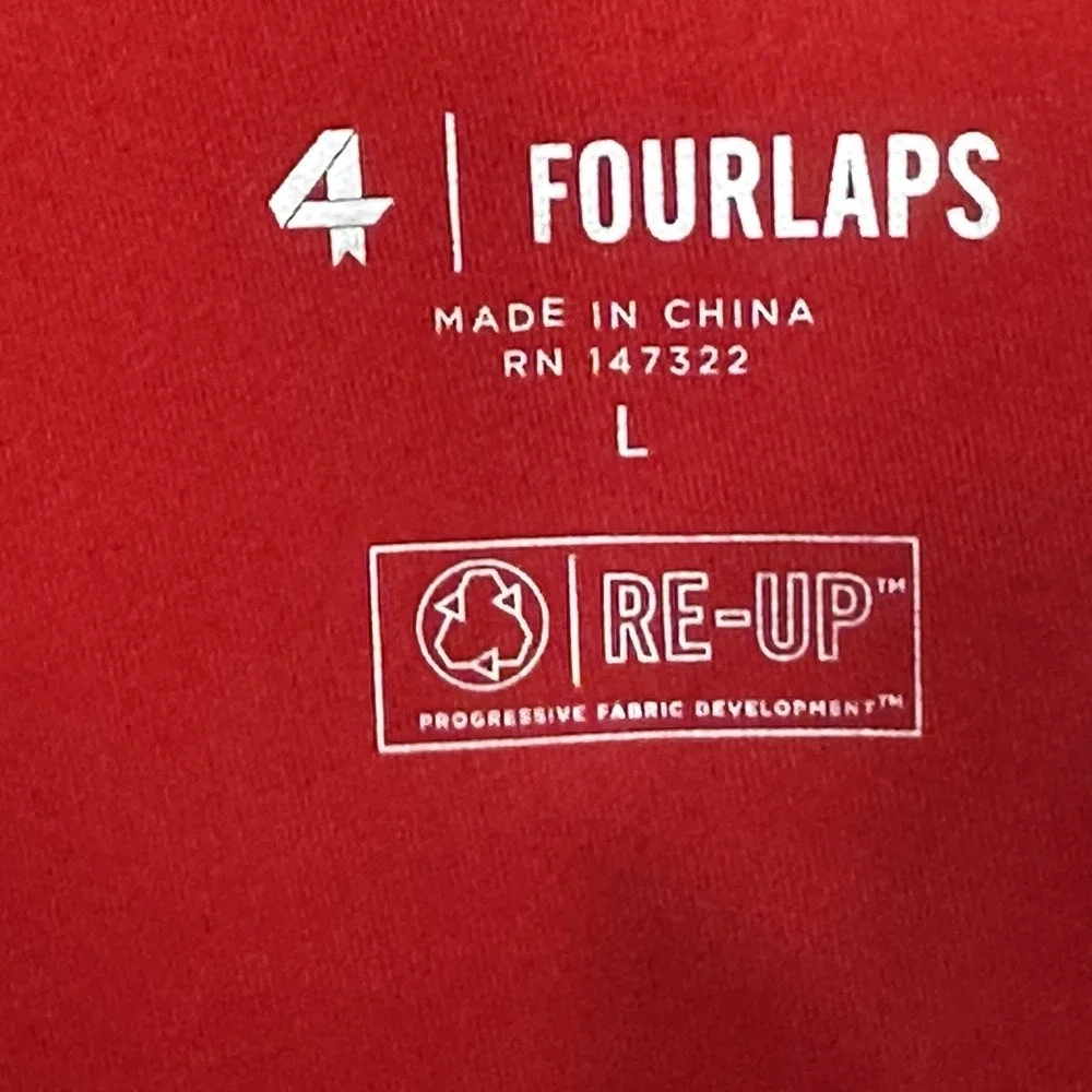 Four Laps Plyo High Rise Compression‎ Bike Shorts Women's Sz Large Red Active